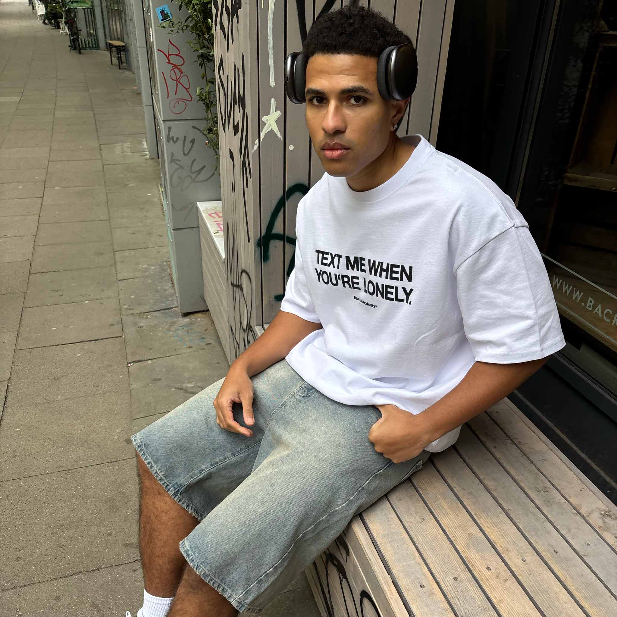 Text Me T-Shirt "White" - Image 3